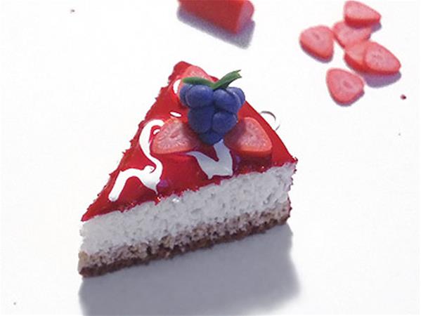 软陶蓝莓蛋糕的做法详细步骤图解教程