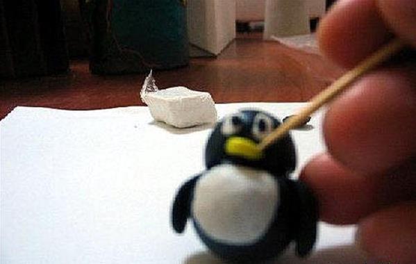 如何制作软陶qq企鹅公仔的做法图解教程