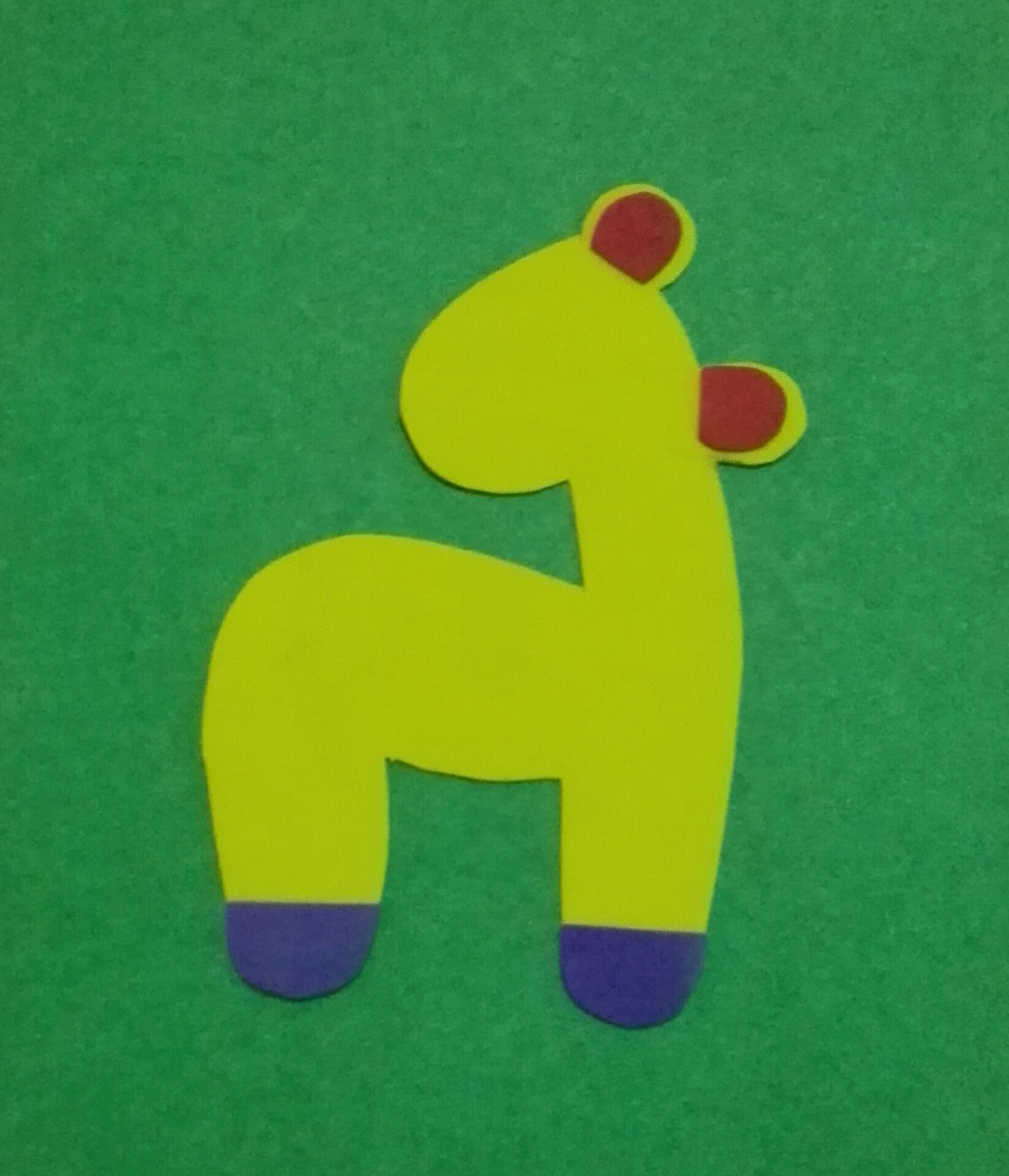 教你用海绵纸制作儿童手工DIY粘贴画小孩的详细方法 肉丁儿童网