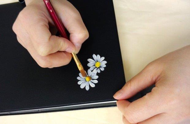 手绘教程 简单可爱小雏菊的画法详细图解教程