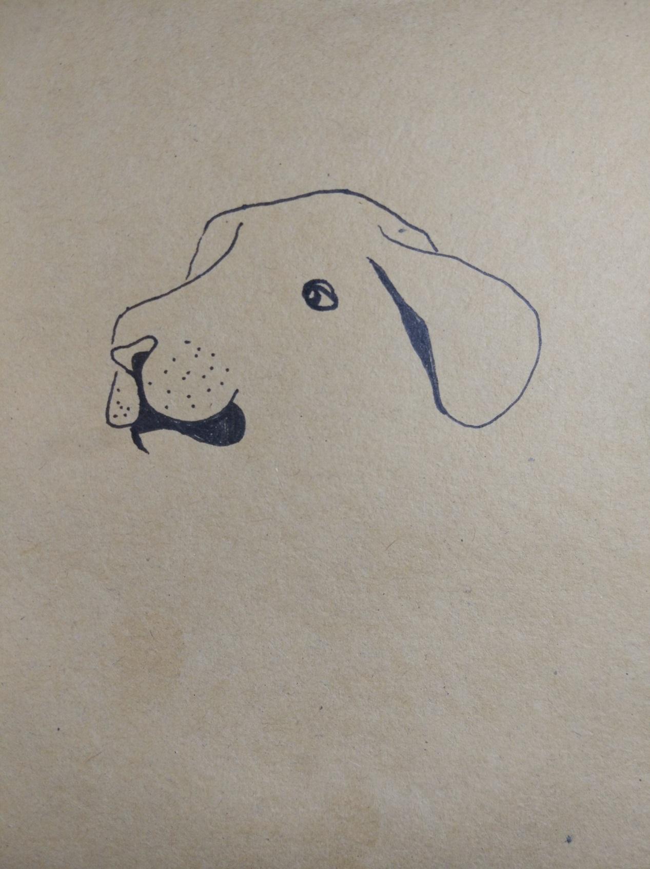 原创DIY可爱的小斑点狗手绘简笔画制作教程 