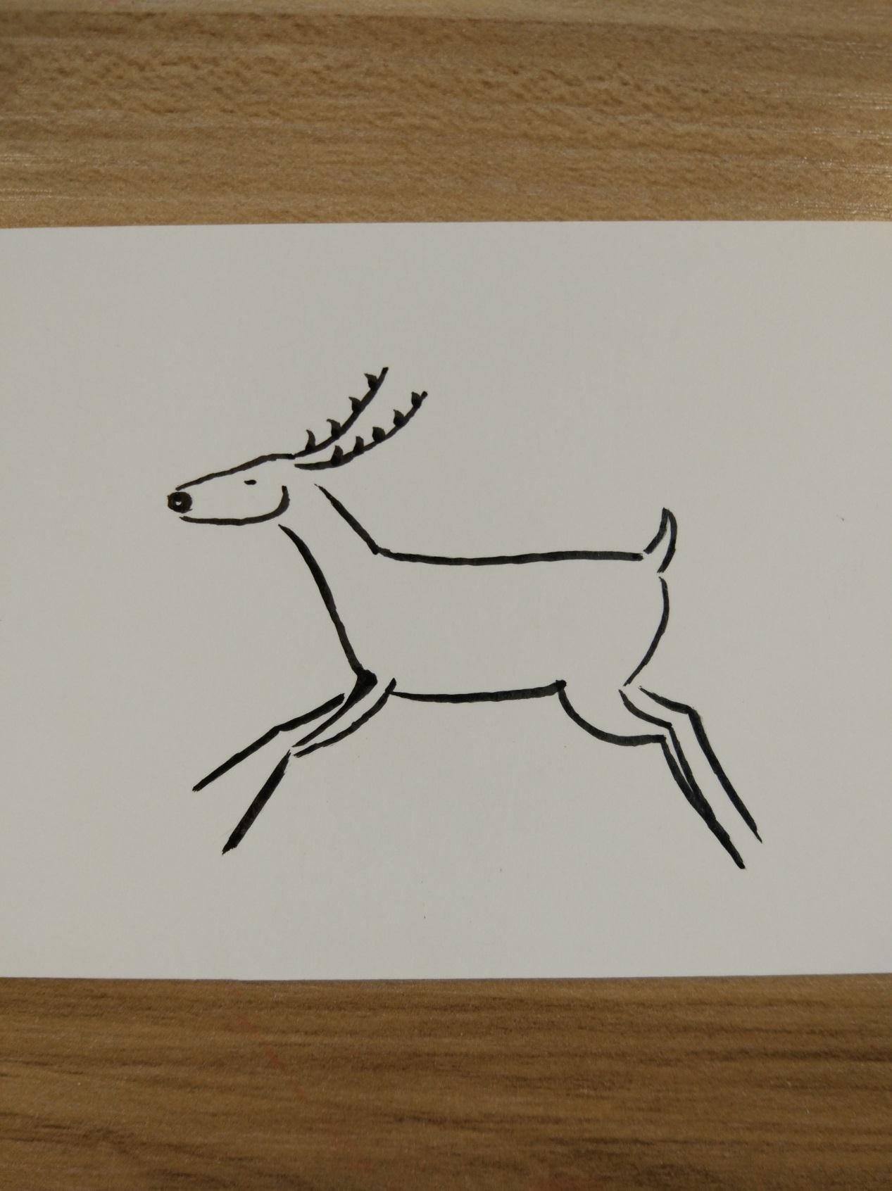 一只鹿的简笔画图片素材-编号26157198-图行天下