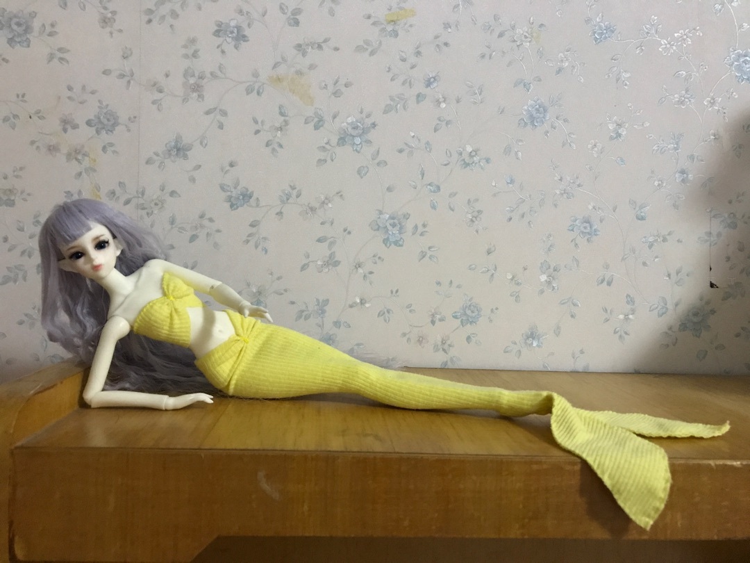 【软陶】美人鱼 OB11娃制作过程