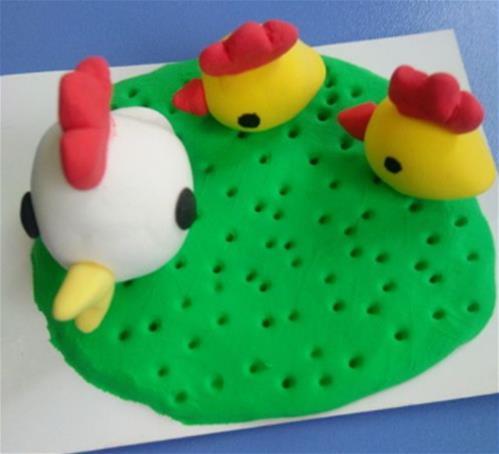 儿童制作粘土小鸡的方法 儿童简单彩泥图片大全