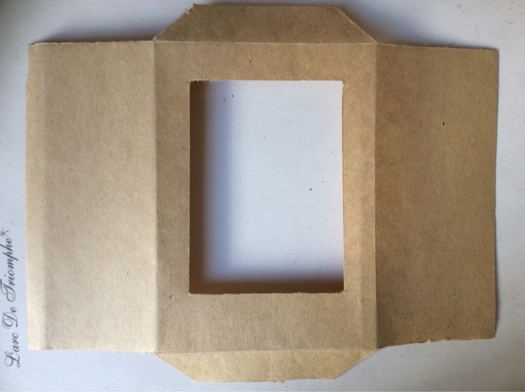 儿童手工折纸：相框折纸步骤图解