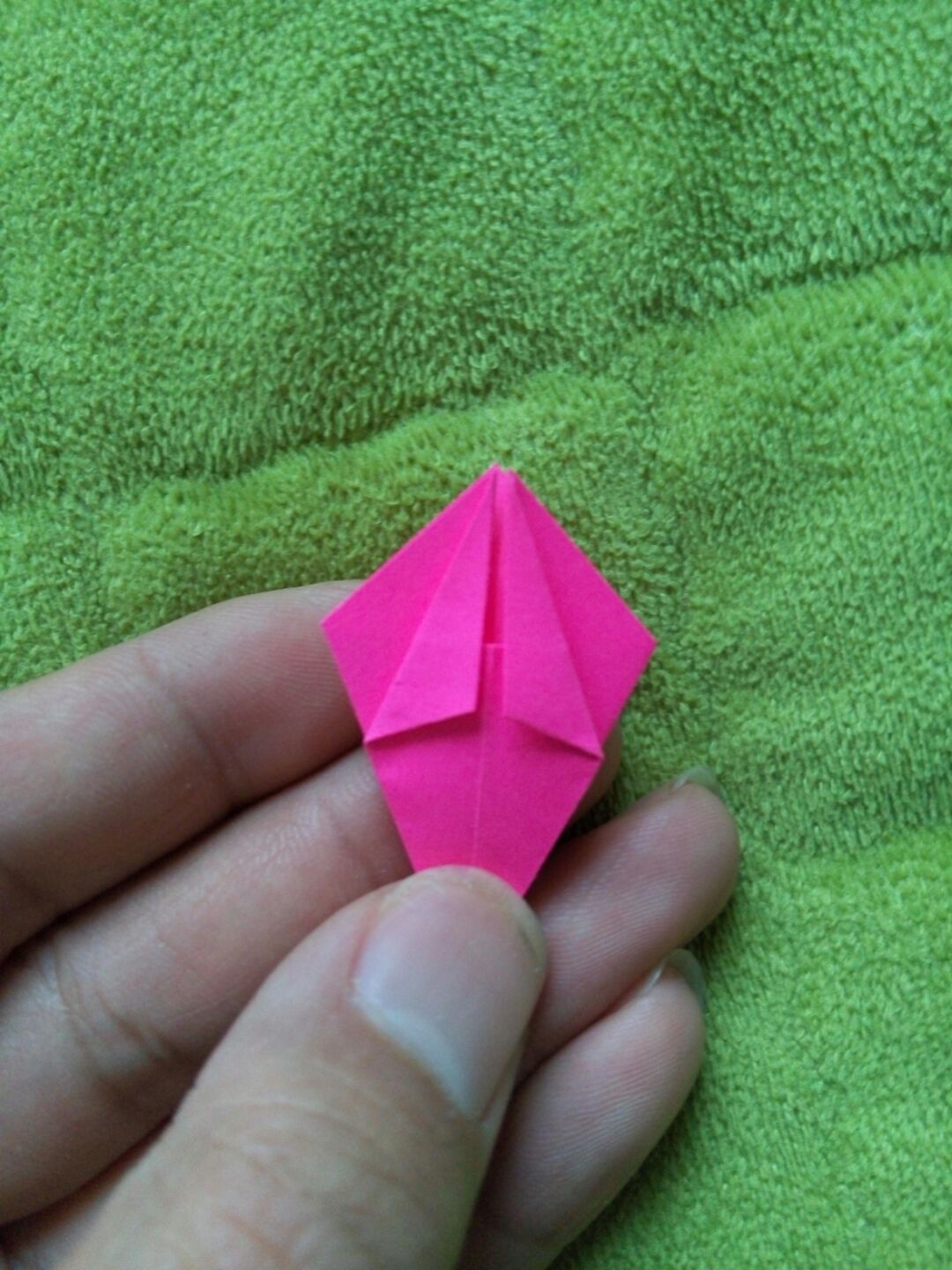 简单折纸大全图解 百合折纸方法