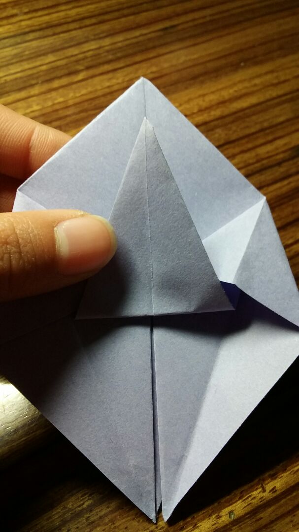 手工折纸作品 紫萝篮简单折纸步骤