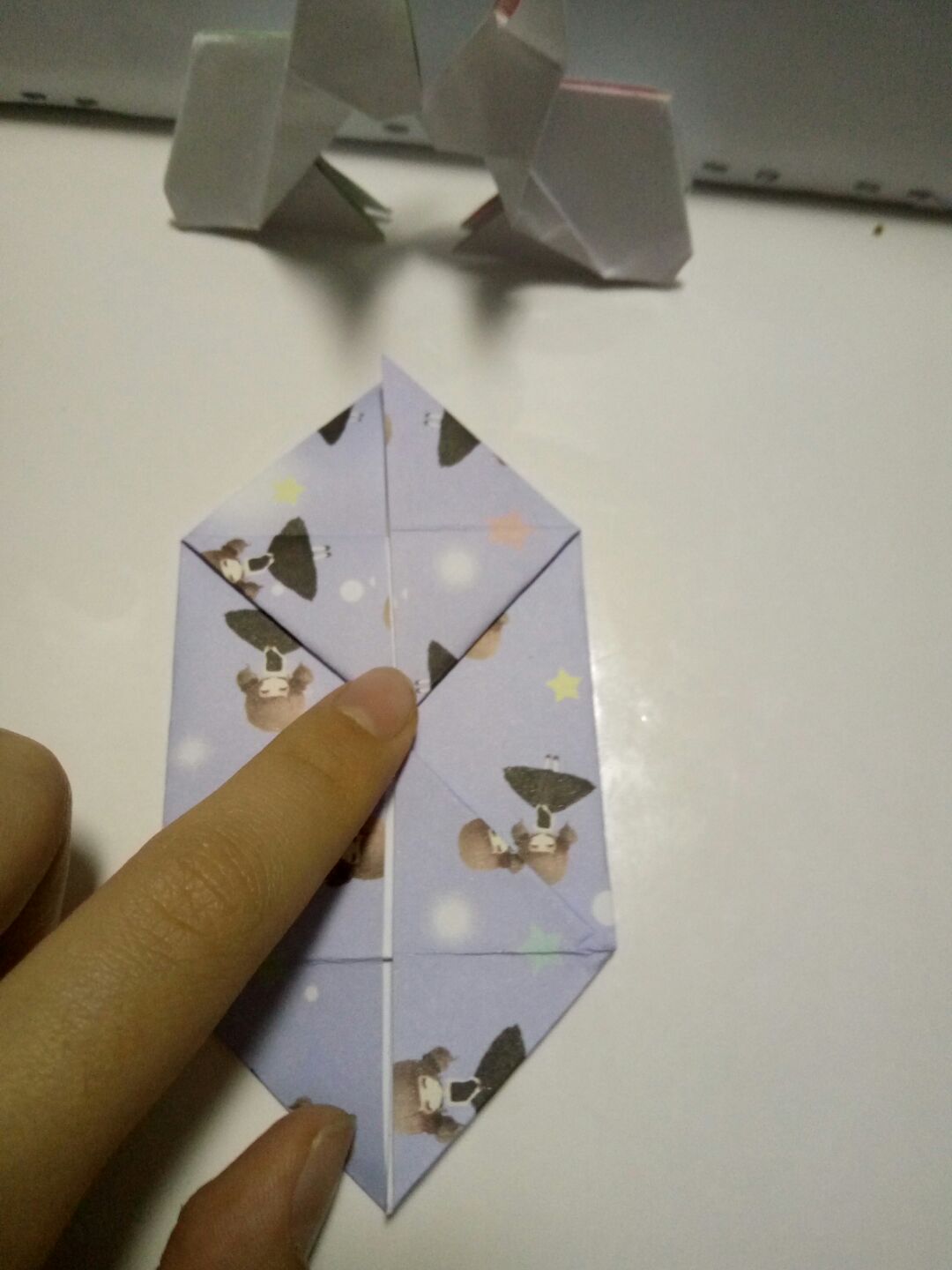 自制兔纸折纸图解教程╭★肉丁网