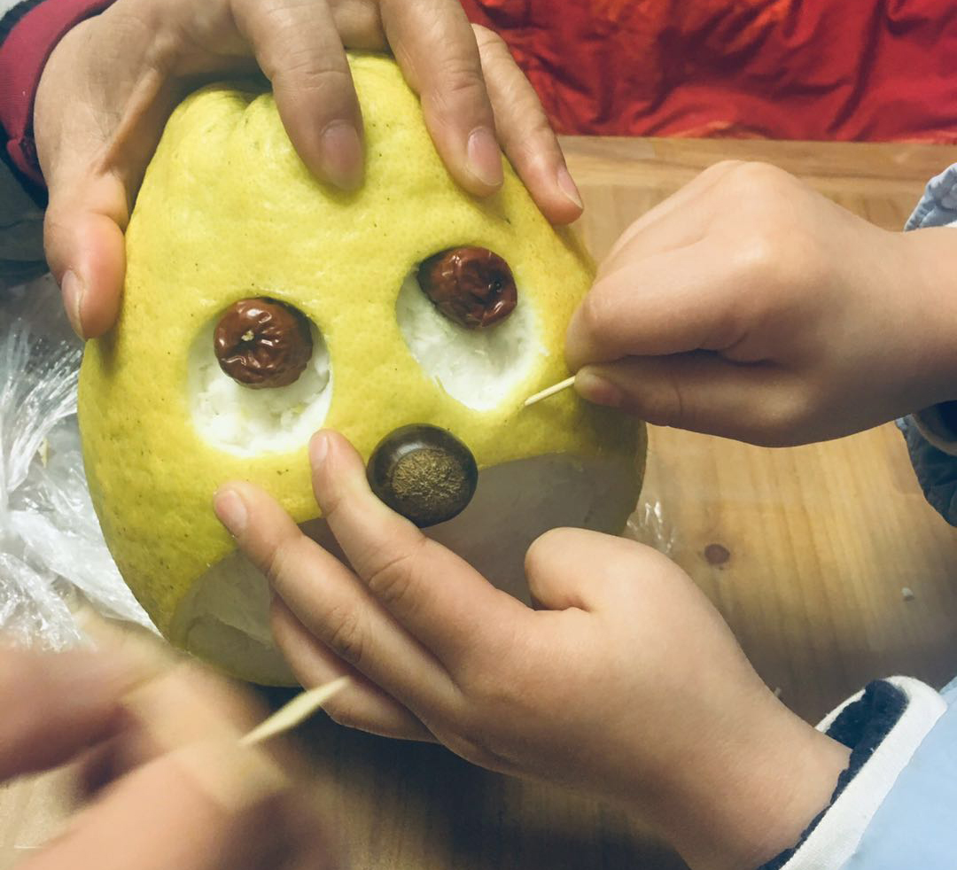 造型柚子怎么做_造型柚子的做法_亲爱的兔美酱_豆果美食