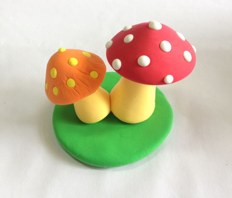 软陶DIY可爱小蘑菇的制作教程