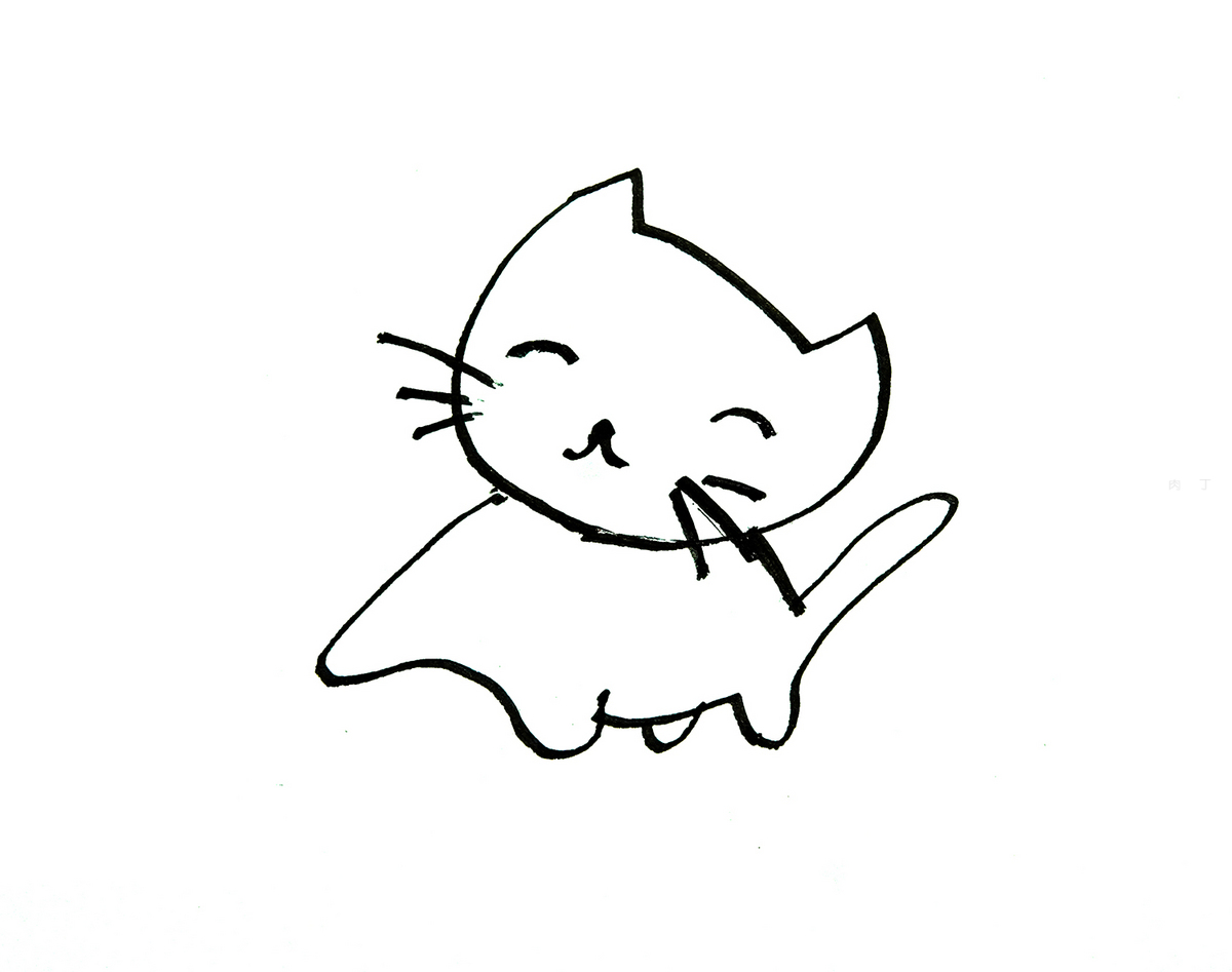猫 简笔|插画|创作习作|seventeen5417 - 原创作品 - 站酷 (ZCOOL)