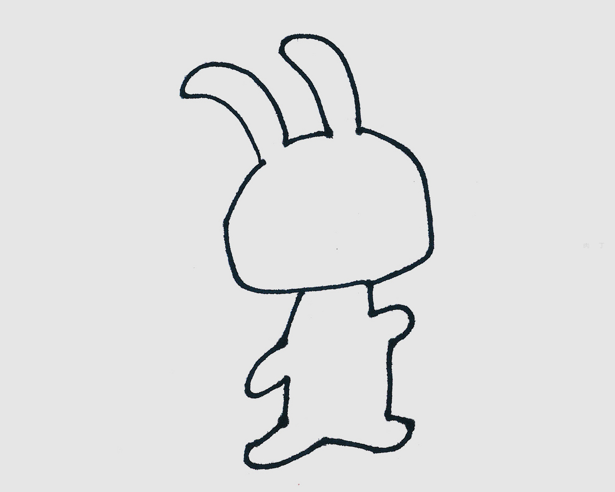 5组超可爱兔子简笔画大全_兔子简笔画
