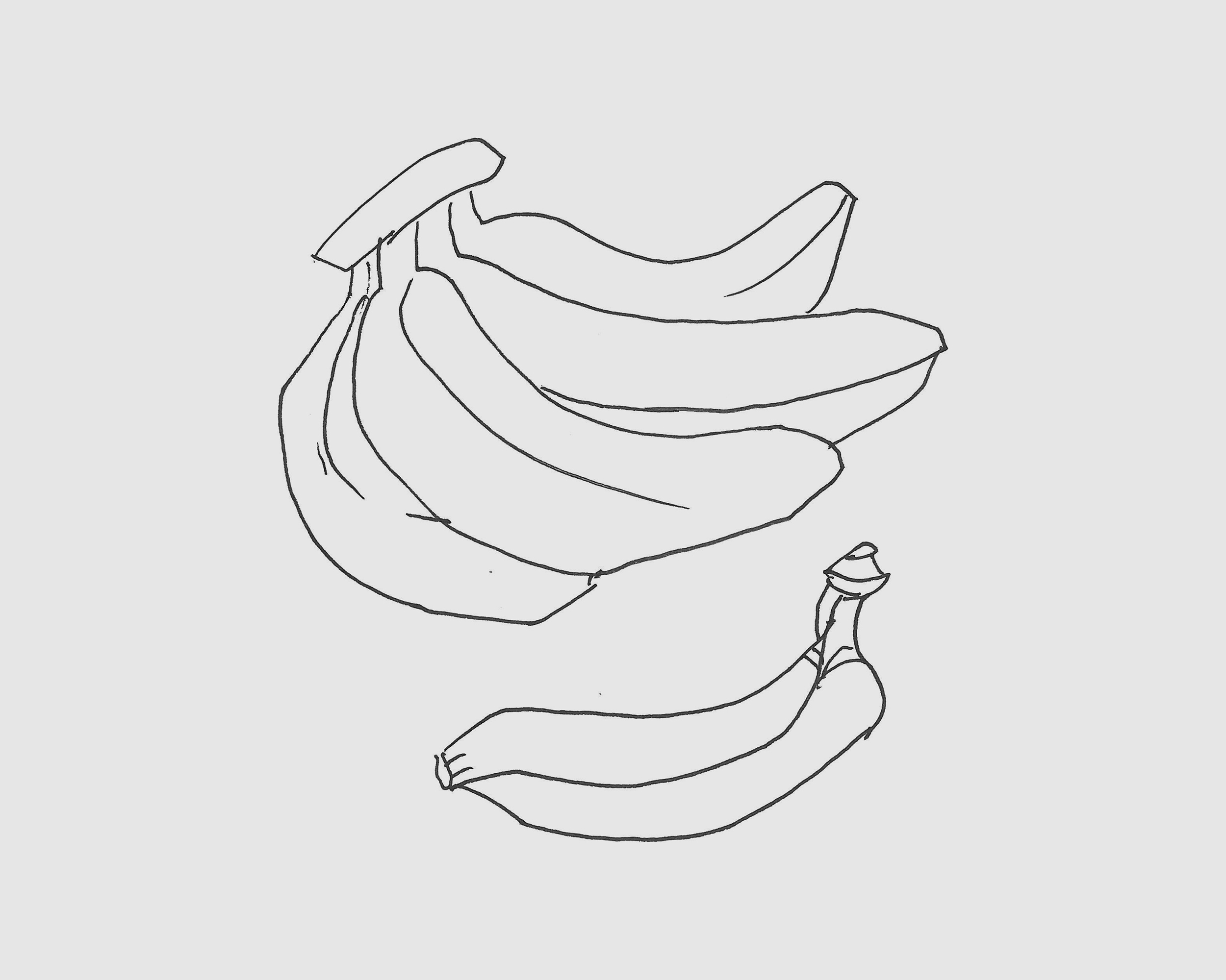 剥皮的香蕉简笔画画法图片步骤（飞行员简笔画图片大全） - 有点网 - 好手艺