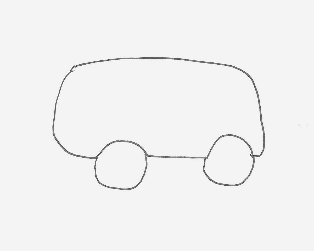 儿童简笔画多彩汽车型多用途乘用车_哔哩哔哩_bilibili
