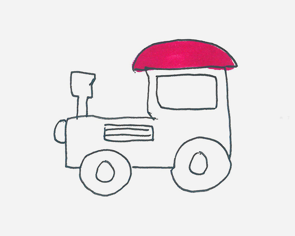 如何用铅笔画火车--为儿童和初学者提供简单的分步指导