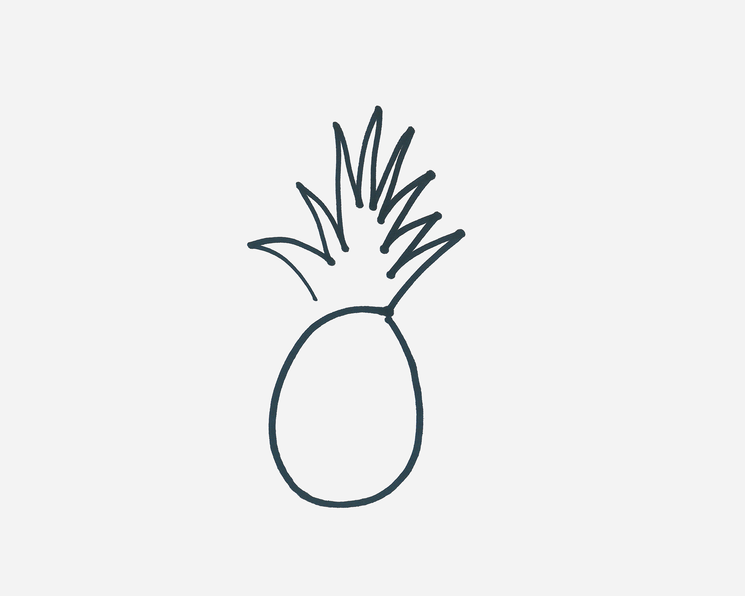 菠萝的简笔画 菠萝的简笔画大全 - 第 2 - 水彩迷
