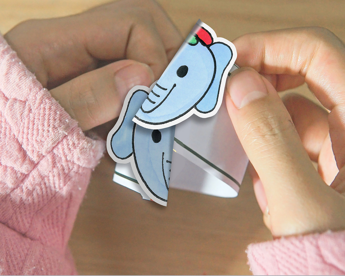 简单的立体大象折纸_大象折纸_巧巧手幼儿手工网