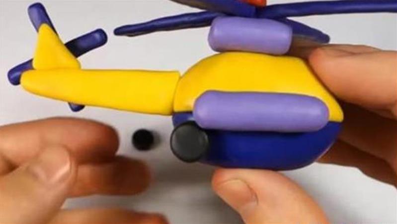 儿童橡皮泥手工制作图片 直冲云霄的小飞机DIY教学