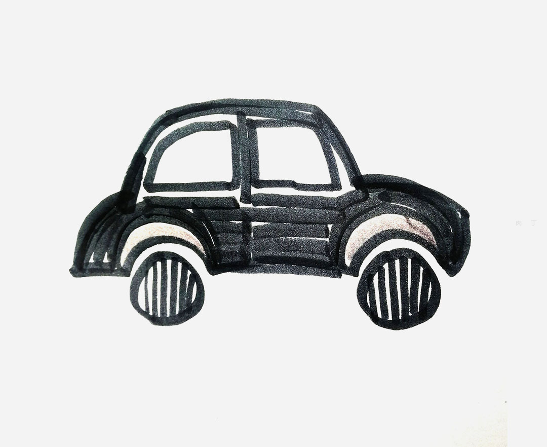 儿童汽车简笔画 汽车简单画法儿童 - 第 3 页 - 水彩迷