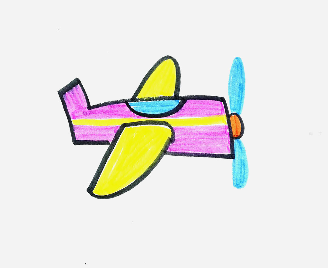 简约简笔画纸飞机图片素材免费下载 - 觅知网