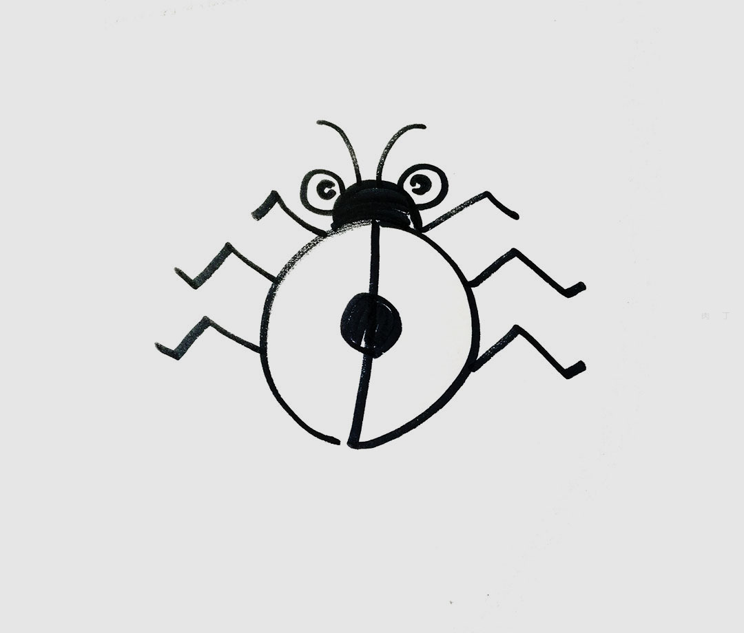 简笔画瓢虫 可爱小瓢虫的画法（学习画画软件） - 有点网 - 好手艺