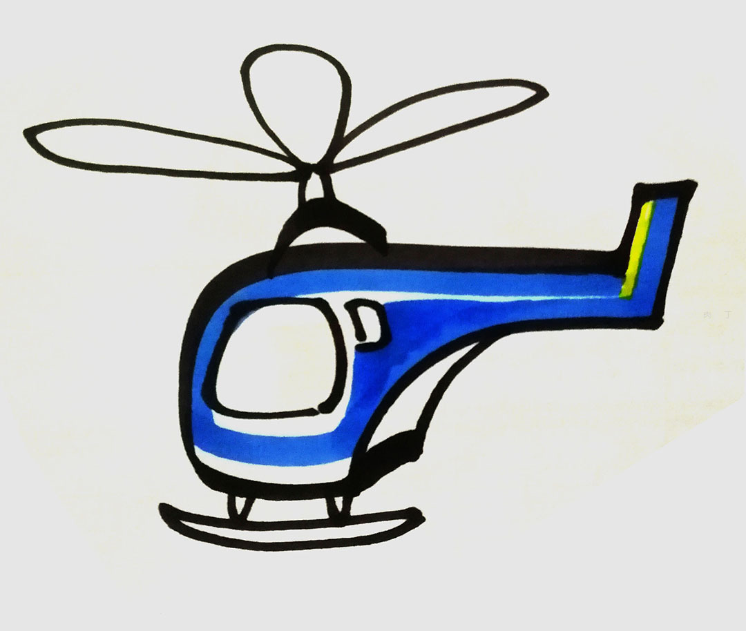 飞机的简笔画画法图片步骤（儿童绘画奖项名称） - 有点网 - 好手艺
