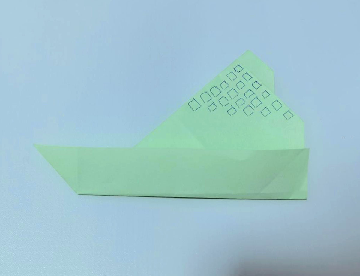 女生最喜欢的手工折纸 轮船的折纸方法步骤图解╭★肉丁网