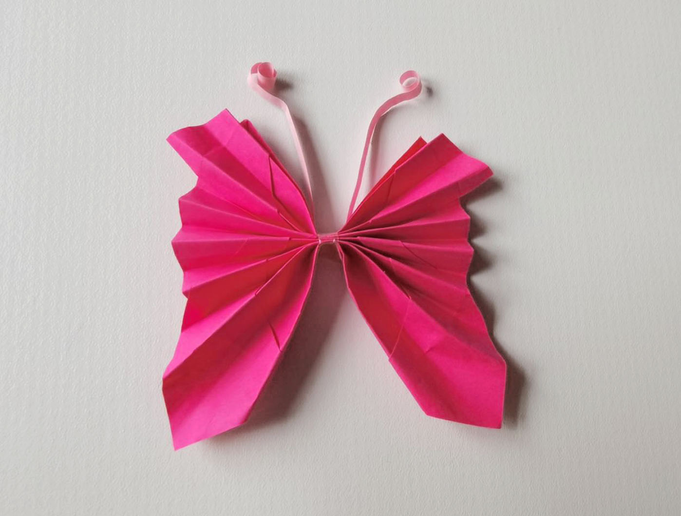 DIY蝴蝶折法图解教程（折纸教程笔筒） - 有点网 - 好手艺