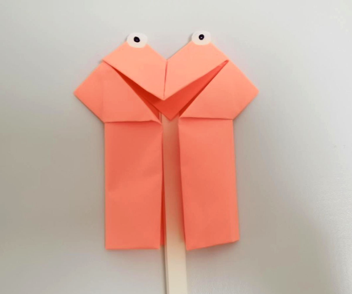 【折纸】可爱的青蛙折纸，一起学折纸青蛙，看看谁的青蛙跳的高！_哔哩哔哩_bilibili