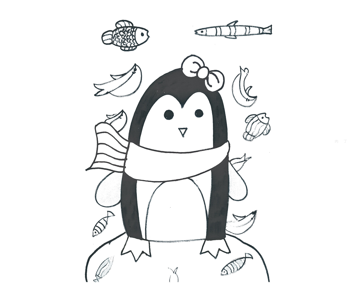 企鹅|插画|插画习作|贝丽娜 - 原创作品 - 站酷 (ZCOOL)