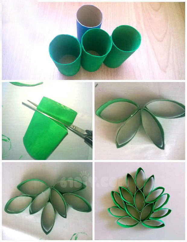 儿童创意卷纸筒 DIY制作孔雀