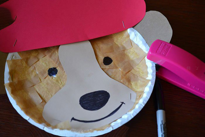 儿童纸盘手工制作帕丁顿熊