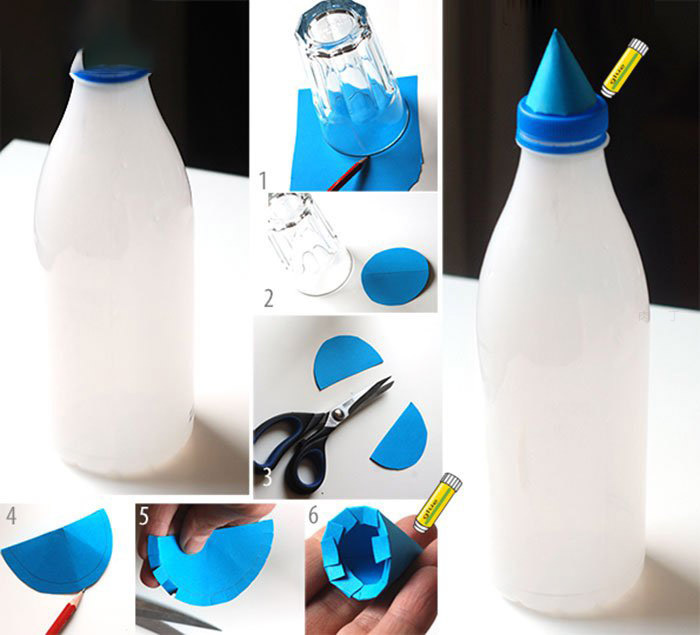 塑料瓶制作火箭储蓄罐