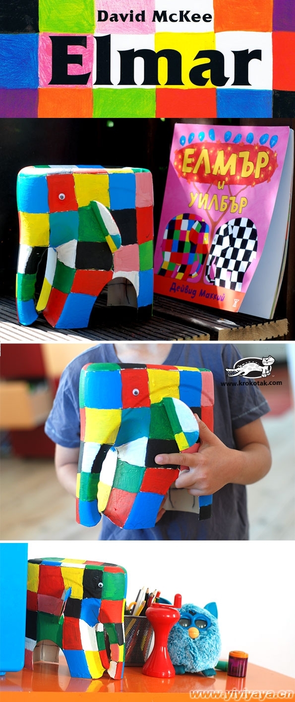 Elmar the Elephant kids crafts