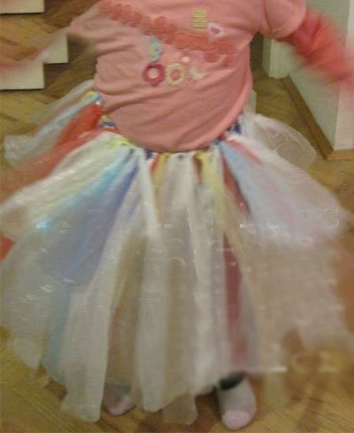 幼儿园时装秀 塑料袋环保裙